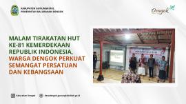 Malam Tirakatan HUT ke-81 Kemerdekaan Republik Indonesia, Warga Dengok Perkuat Semangat Persatuan da